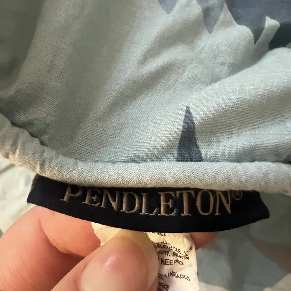 Pendleton Queen Comforter Multicolor Reversible South-Western 100% Cotton